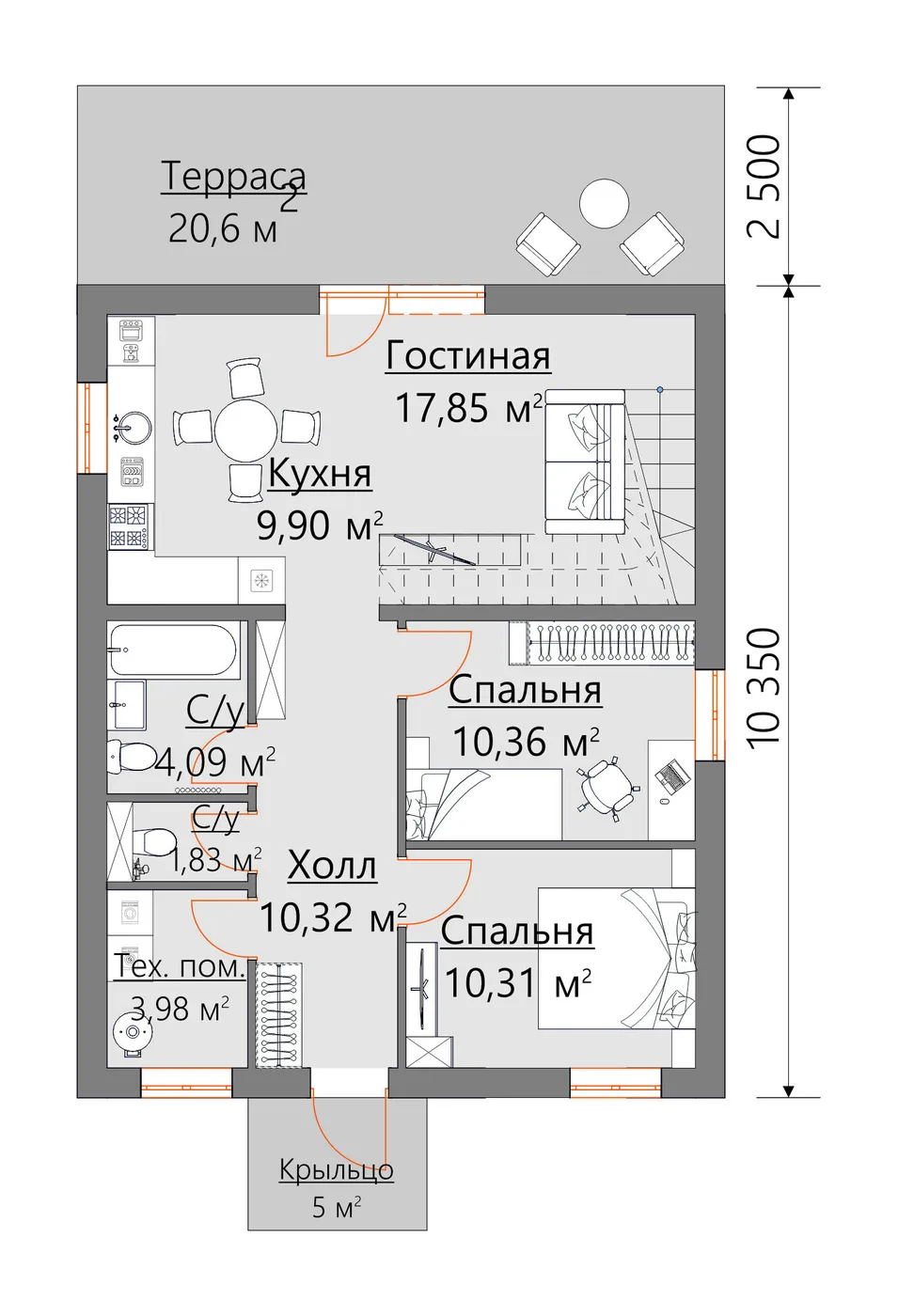 Планировка — Евпатория 2